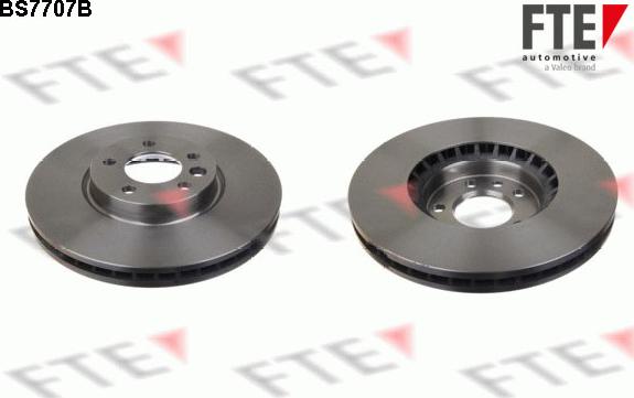 FTE BS7707B - Brake Disc autospares.lv