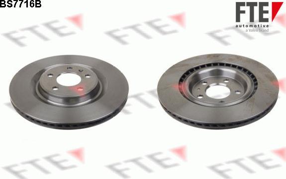 FTE BS7716B - Brake Disc autospares.lv