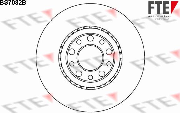 FTE 9081121 - Brake Disc autospares.lv