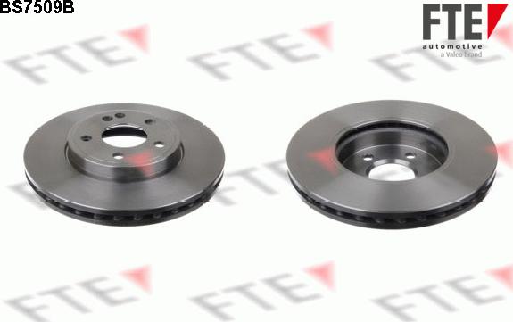 FTE BS7509B - Brake Disc autospares.lv