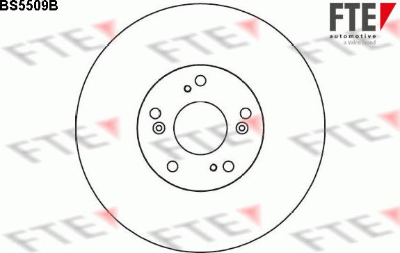 FTE 9081175 - Brake Disc autospares.lv