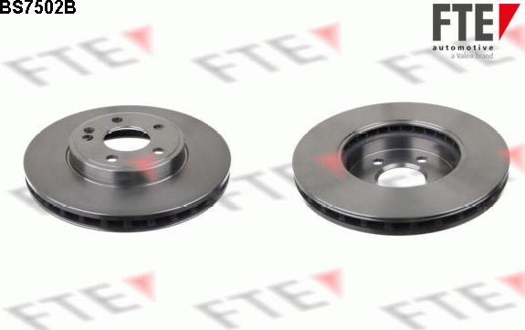 FTE BS7502B - Brake Disc autospares.lv