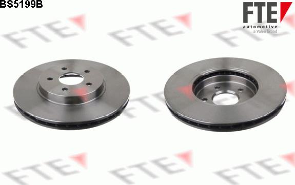 FTE 9081307 - Brake Disc autospares.lv