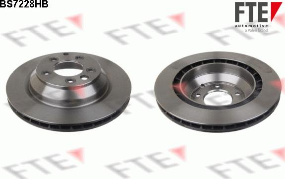 FTE BS7228HB - Brake Disc autospares.lv