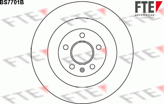 FTE 9081291 - Brake Disc autospares.lv