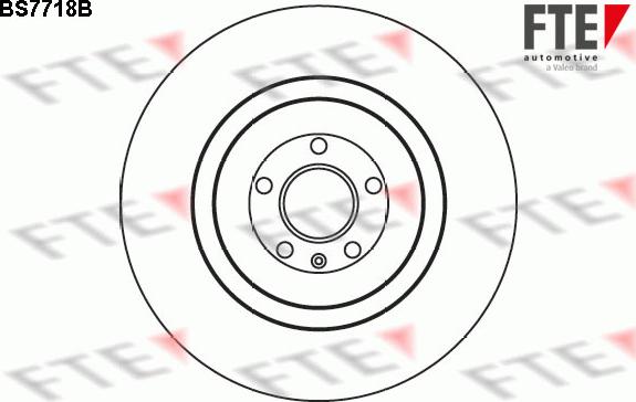 FTE BS7718B - Brake Disc autospares.lv