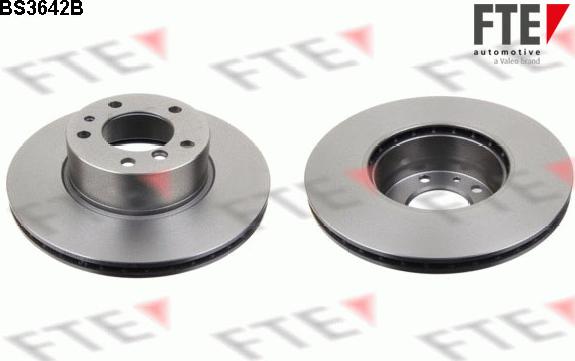 FTE BS3642B - Brake Disc autospares.lv