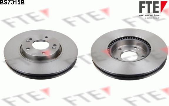 FTE 9081215 - Brake Disc autospares.lv