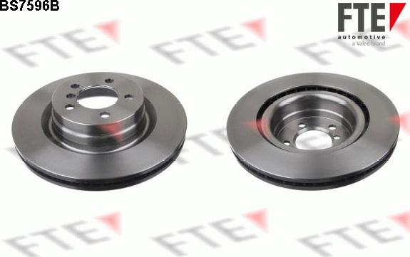 FTE BS7596B - Brake Disc autospares.lv