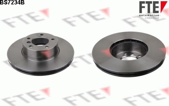 FTE BS7234B - Brake Disc autospares.lv