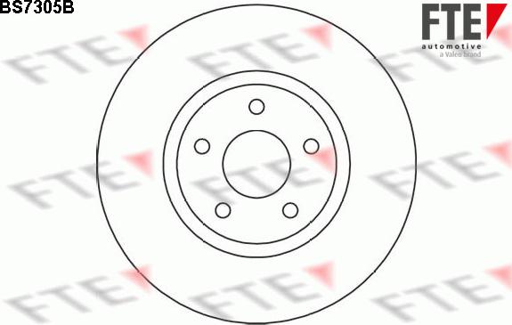 FTE 9081222 - Brake Disc autospares.lv