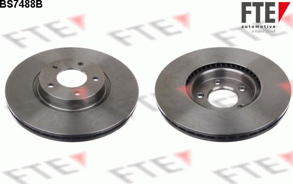 FTE 9081272 - Brake Disc autospares.lv