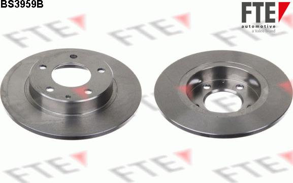 FTE BS3959B - Brake Disc autospares.lv