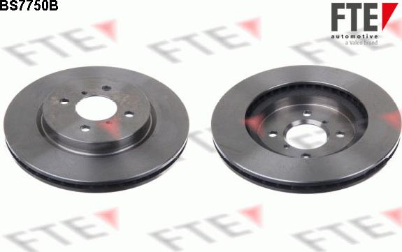 FTE BS7750B - Brake Disc autospares.lv