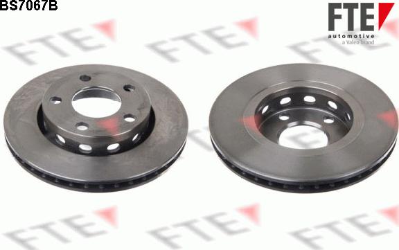 FTE BS7067B - Brake Disc autospares.lv