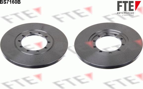 FTE BS7160B - Brake Disc autospares.lv