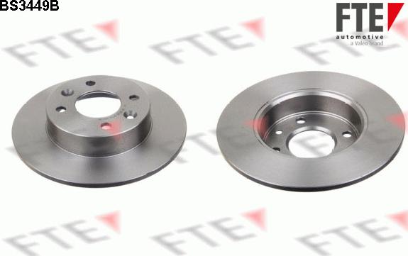 FTE BS3449B - Brake Disc autospares.lv