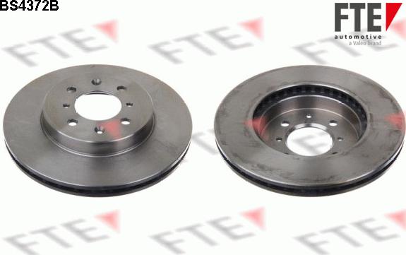 FTE BS4372B - Brake Disc autospares.lv