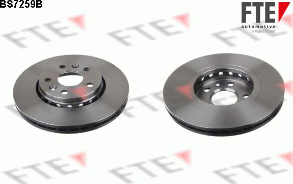 FTE 9082402 - Brake Disc autospares.lv