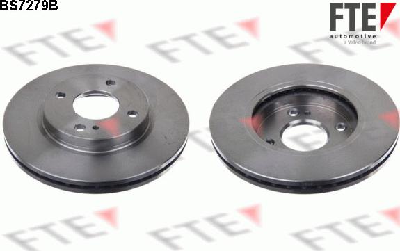 FTE BS7279B - Brake Disc autospares.lv