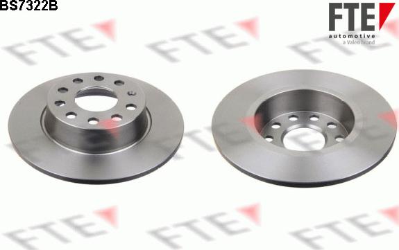 FTE BS7322B - Brake Disc autospares.lv