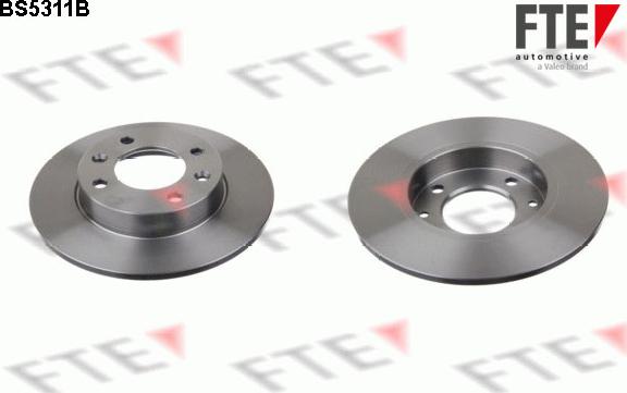 FTE BS5311B - Brake Disc autospares.lv