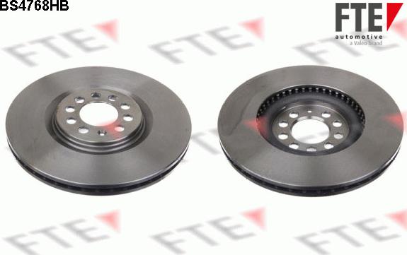 FTE BS4768HB - Brake Disc autospares.lv