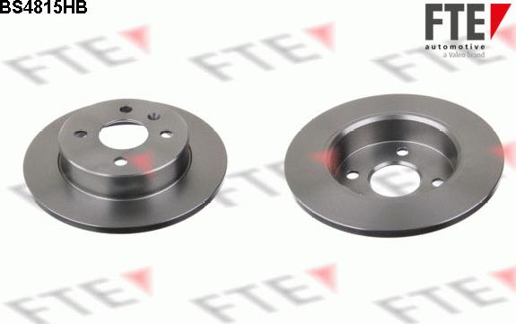 FTE BS4815HB - Brake Disc autospares.lv