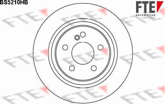 FTE BS5210HB - Brake Disc autospares.lv