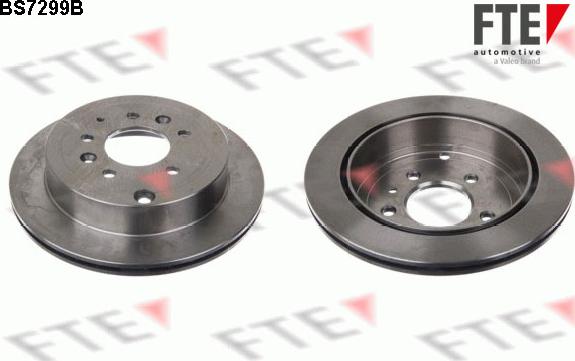 FTE BS7299B - Brake Disc autospares.lv