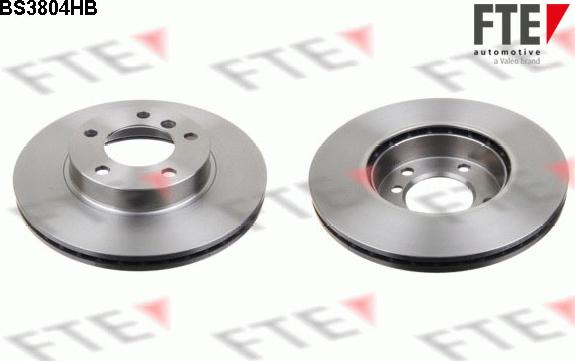 FTE BS3804HB - Brake Disc autospares.lv