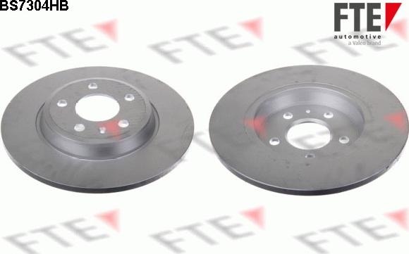 FTE BS7304HB - Brake Disc autospares.lv