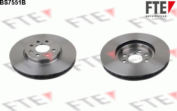 FTE BS7551B - Brake Disc autospares.lv