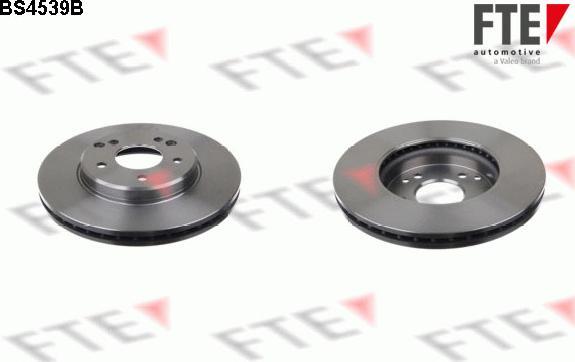 FTE BS4539B - Brake Disc autospares.lv