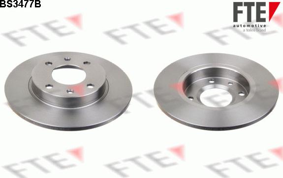 FTE BS3477B - Brake Disc autospares.lv