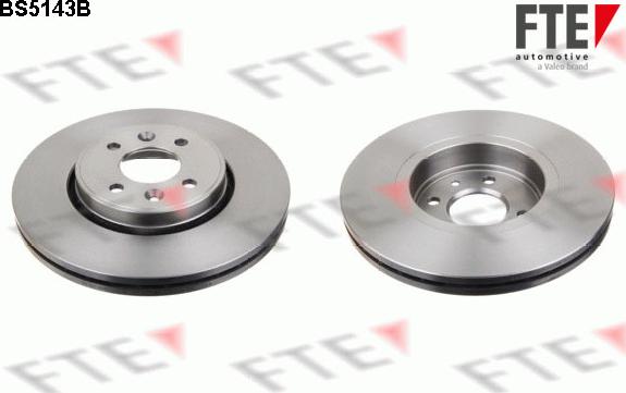 FTE BS5143B - Brake Disc autospares.lv