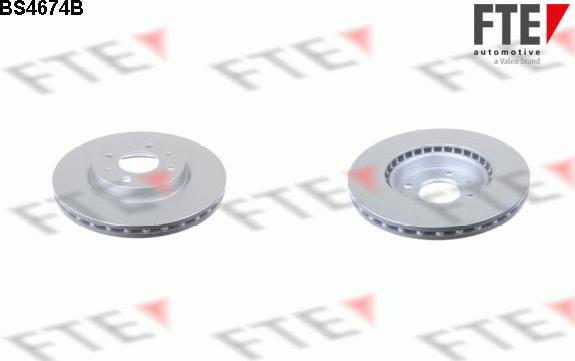 FTE BS4674B - Brake Disc autospares.lv