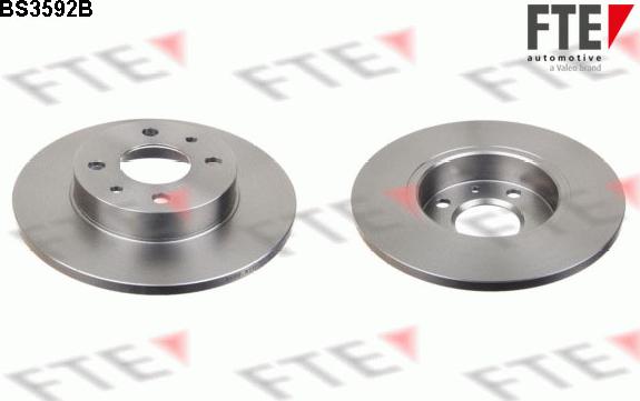 FTE BS3592B - Brake Disc autospares.lv