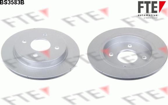 FTE BS3583B - Brake Disc autospares.lv