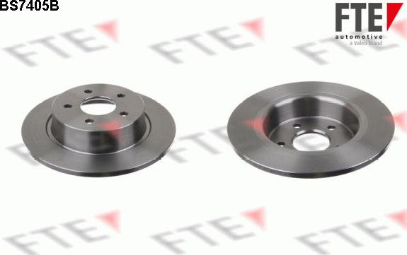 FTE BS7405B - Brake Disc autospares.lv