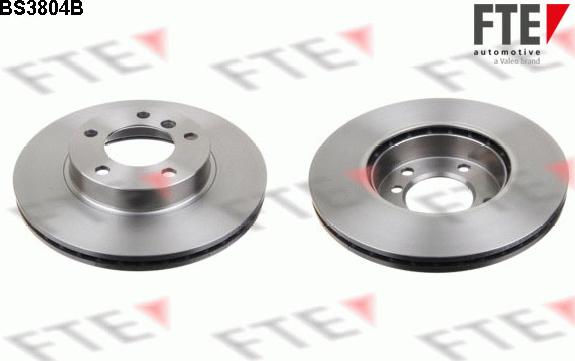 FTE BS3804B - Brake Disc autospares.lv