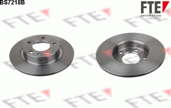 FTE BS7218B - Brake Disc autospares.lv