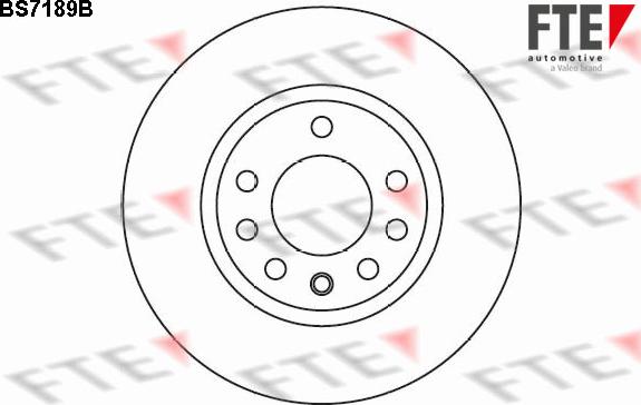 FTE 9082145 - Brake Disc autospares.lv