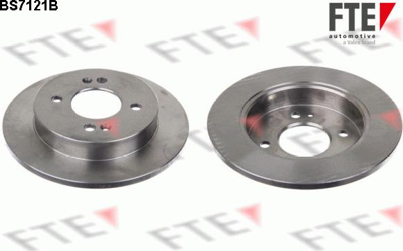 FTE BS7121B - Brake Disc autospares.lv