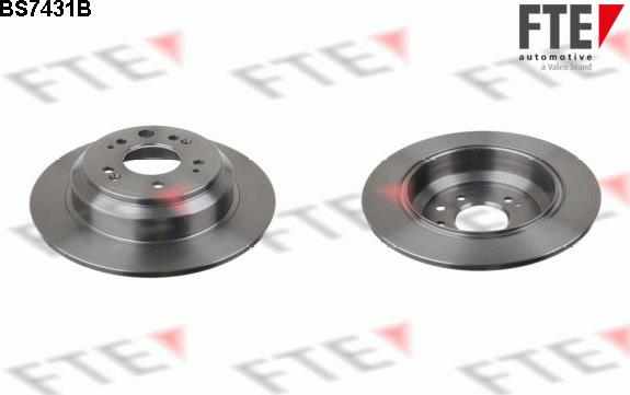 FTE BS7431B - Brake Disc autospares.lv