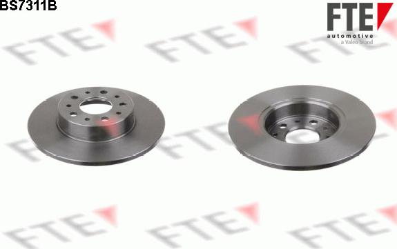 FTE 9082109 - Brake Disc autospares.lv