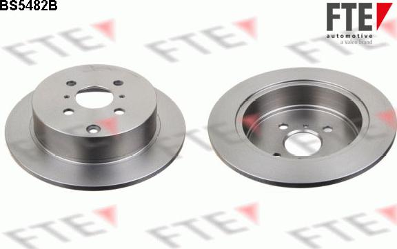 FTE BS5482B - Brake Disc autospares.lv