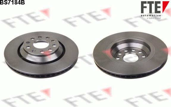 FTE BS7184B - Brake Disc autospares.lv