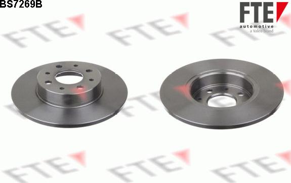 FTE BS7269B - Brake Disc autospares.lv