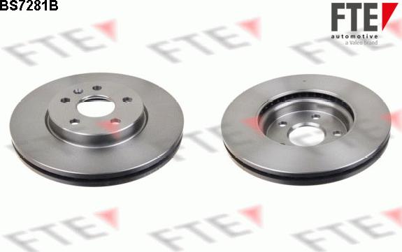 FTE BS7281B - Brake Disc autospares.lv